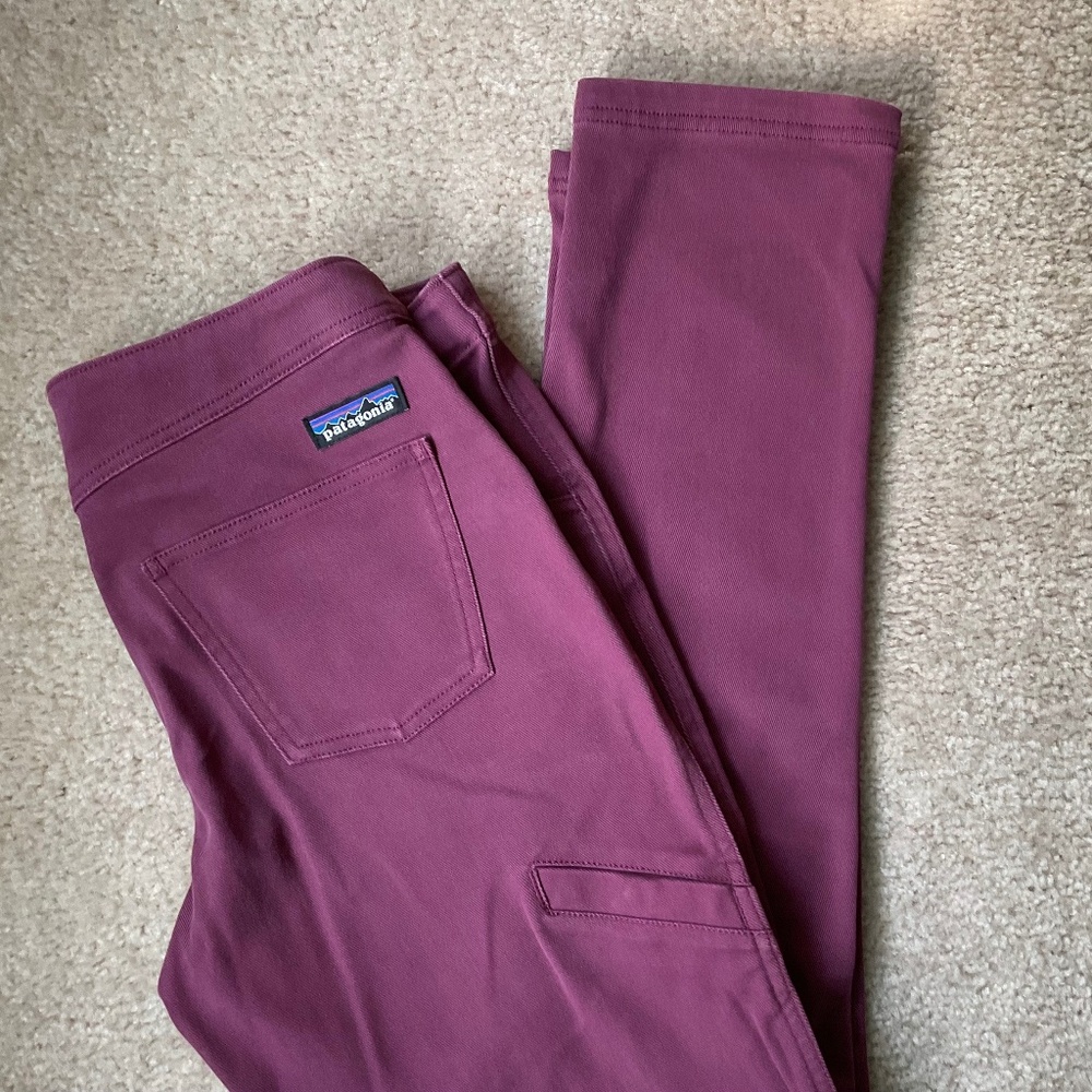 Patagonia Escala Rock Pants Light Balsamic Purple, Size 8
